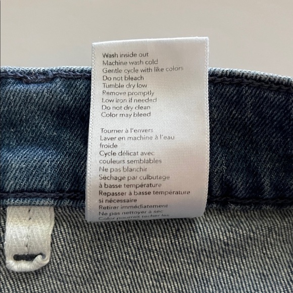 Le Jean Virginia Wide Leg High Rise Size 28 - Picture 12 of 16